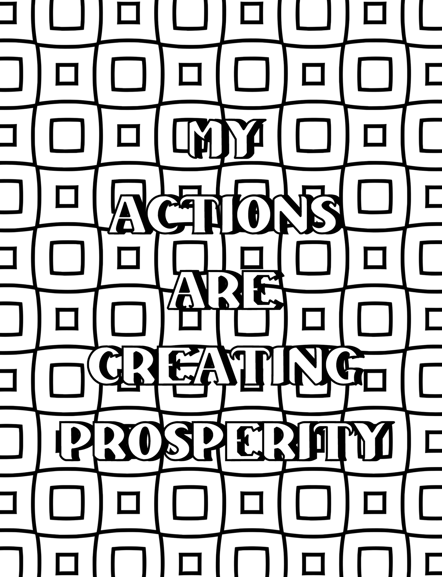 Money Affirmations Coloring Journal Book