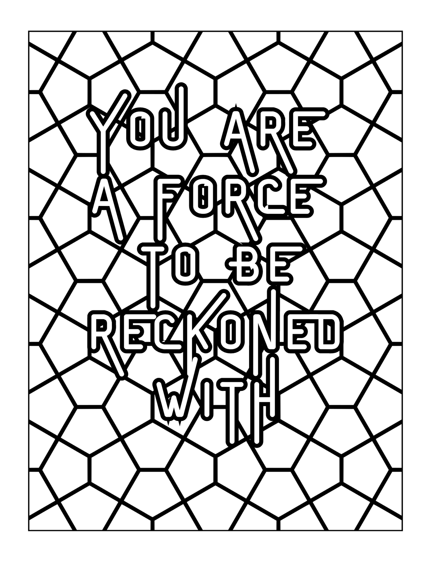 I am ... You Are Coloring Journal Book