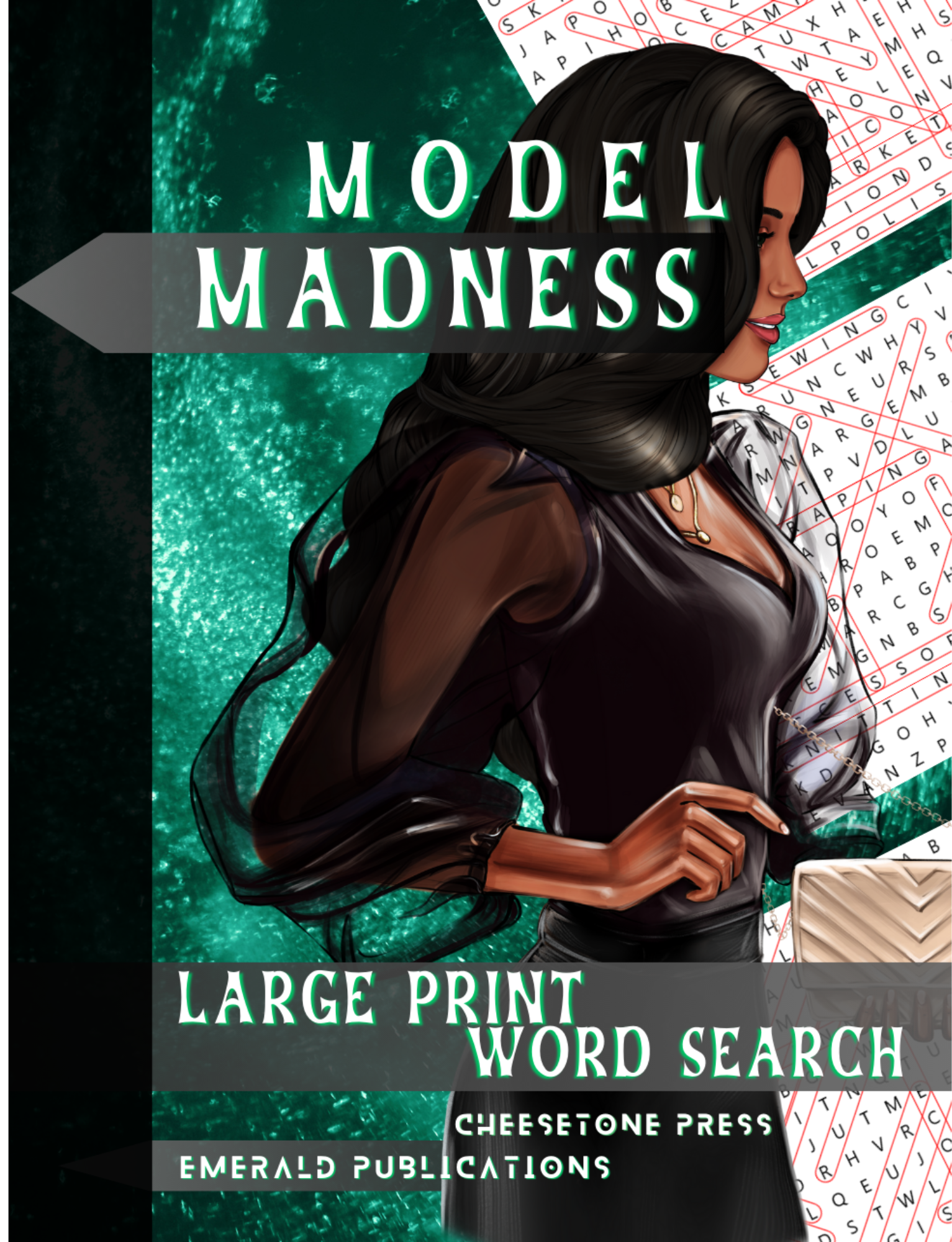 Model Madness Word Search Book - wordsearch puzzle book Cheesetone Press